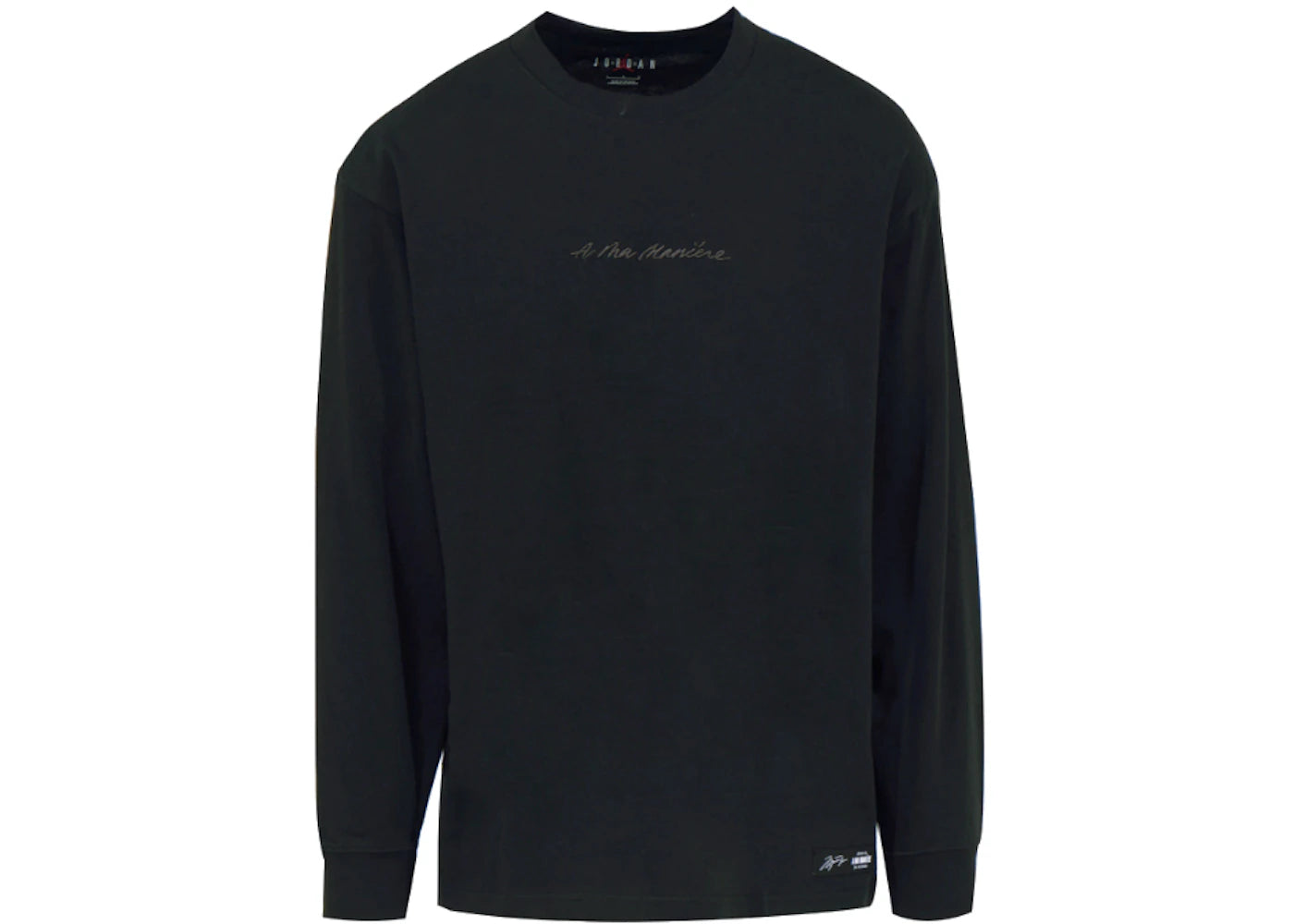 Jordan x A Ma Maniere L/S Tee (Asia Sizing) Black - vue secondaire A