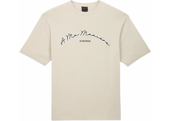 Jordan x A Ma Maniére T-shirt Light Brown sneakers - authentic Jordan shoes