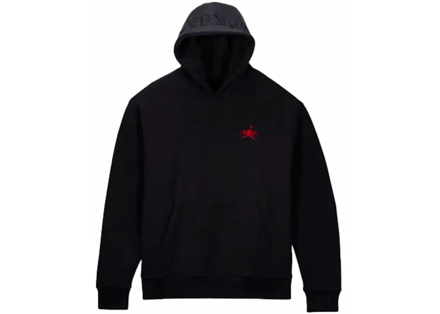 Jordan x Awake NY Fleece Hoodie Black/Sail/University Red - vue secondaire A