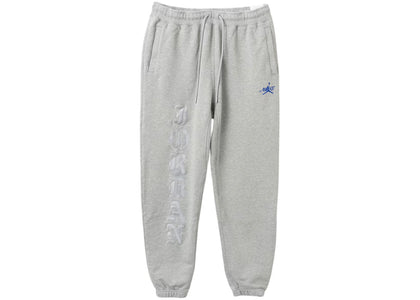 Jordan x Awake NY Fleece Pants Dark Grey Heather - authentic Jordan apparel