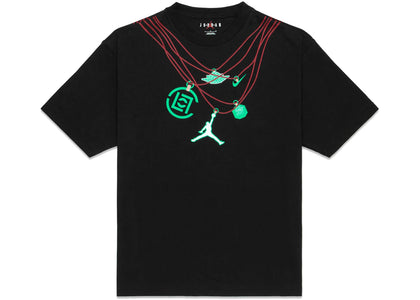 Jordan x Clot Jade T-Shirt Black - apparel view 2