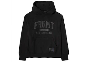 Jordan x Fragment Pullover Hoodie Black/Reflective Silver - vue 360