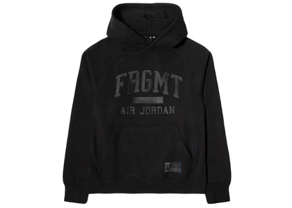 Jordan x Fragment Pullover Hoodie Black/Reflective Silver - apparel view 2