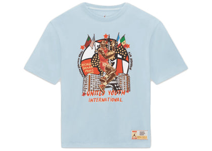 Jordan x Maison Chateau Rouge T-Shirt Blue - apparel view 2