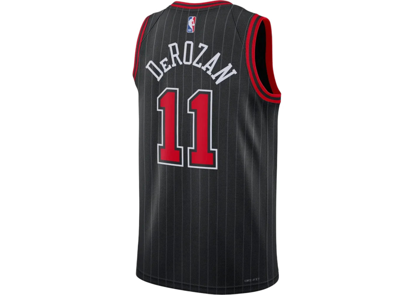 Jordan x NBA Chicago Bulls DeMar DeRozan 11 2022/23 Statement Edition Swingman Jersey Black/Red - vue secondaire A