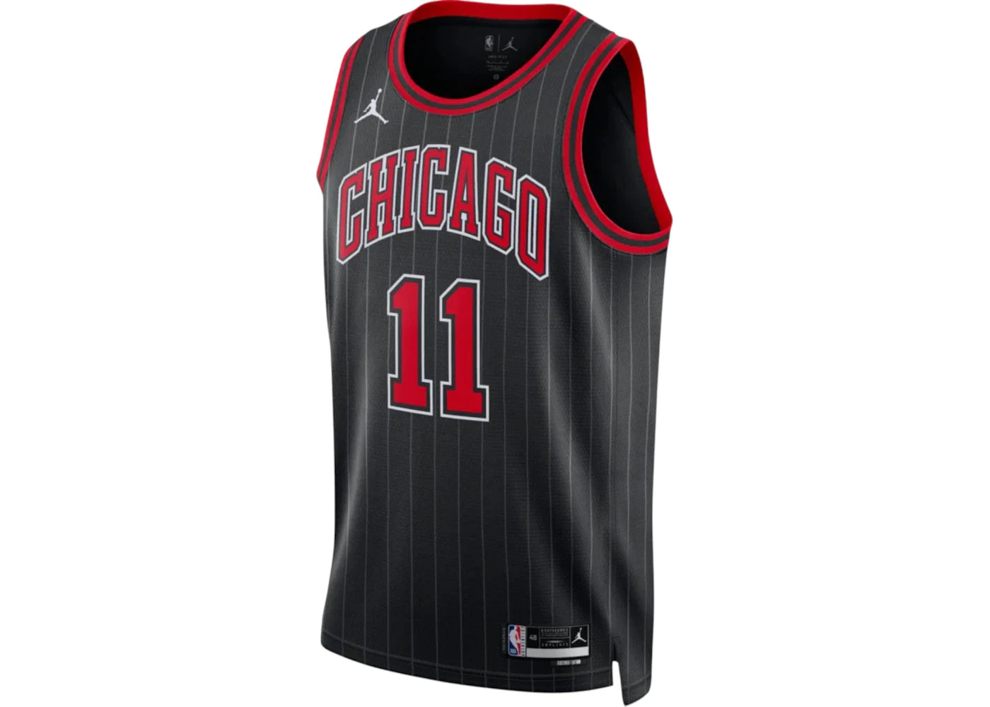 Jordan x NBA Chicago Bulls DeMar DeRozan 11 2022/23 Statement Edition Swingman Jersey Black/Red - vue 360