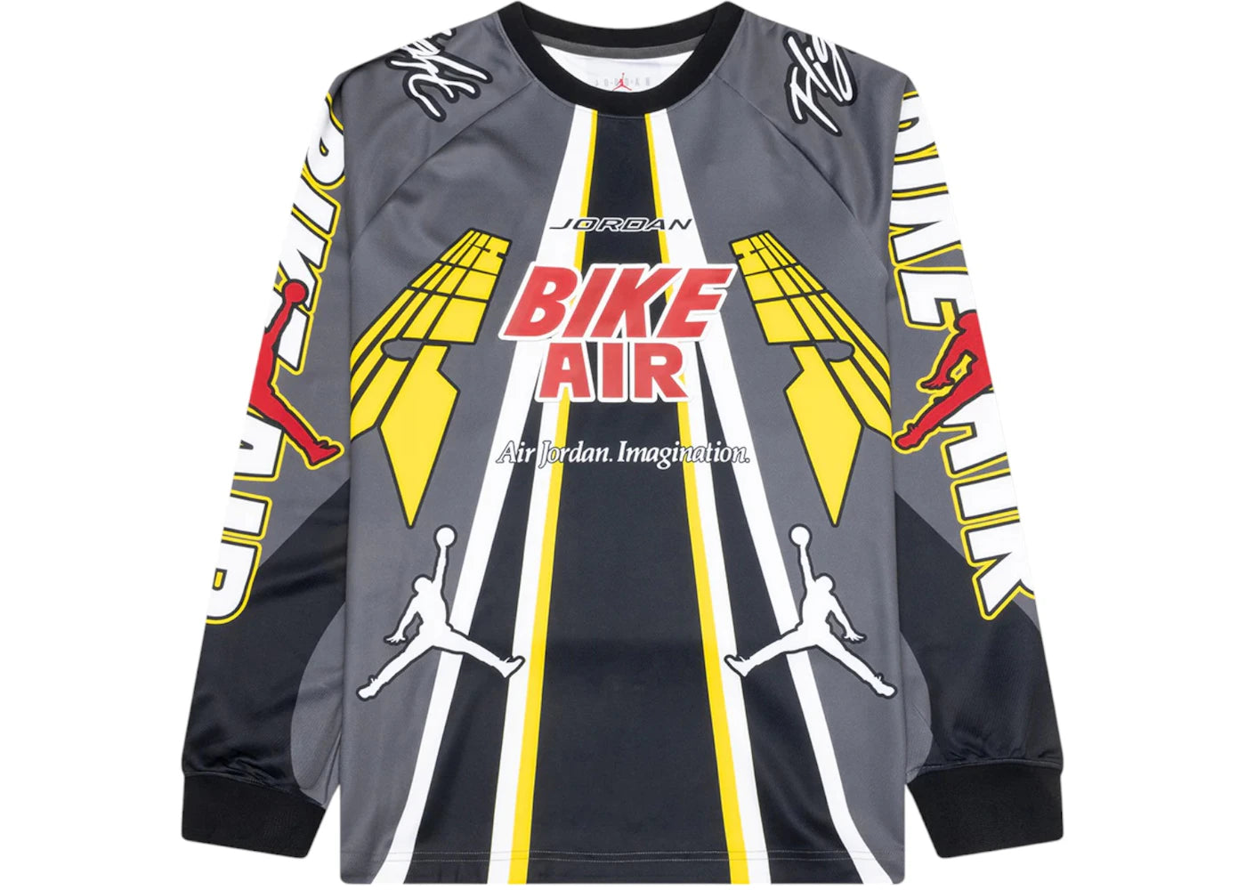 Jordan x Nigel Sylvester BMX Jersey Iron Grey - vue 360