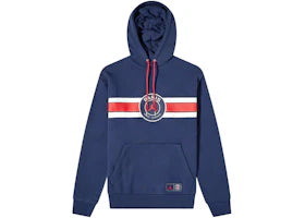 Jordan x PSG Paris Saint Germain Popover Hoodie Midnight Navy/Red/White - vue 360