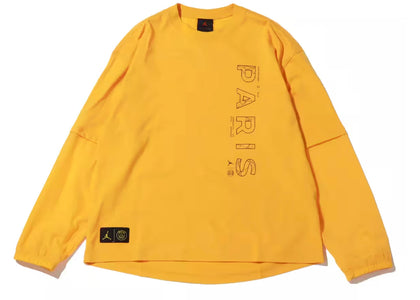 Jordan x Paris Saint-Germain L/S T-shirt (Asia Sizing) Taxi/Black - apparel view 2