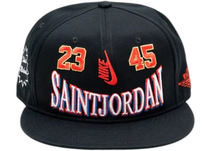 Jordan x Saint Mxxxxxx Pro Cap Black/Challenge Red - sneakers view 2