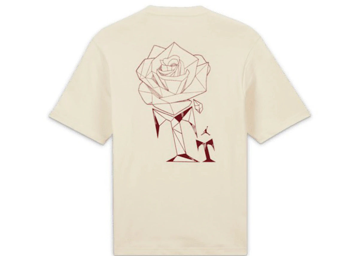 Jordan x Teyana Taylor Women's Vintage T-shirt Coconut Milk - vue secondaire B
