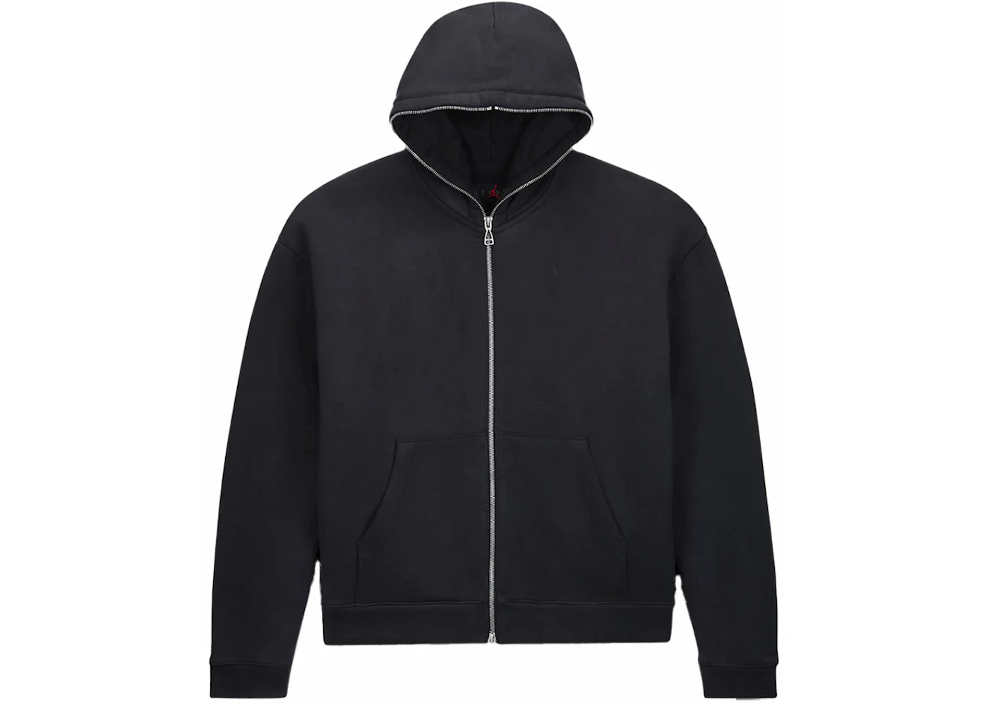 Jordan x Travis Scott Full-Zip Hoodie Black - vue 360