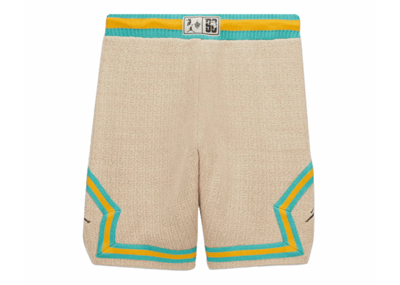 Jordan x UNION x Bephies Beauty Supply Diamond Shorts Baroque Brown/Washed Teal - vue secondaire B