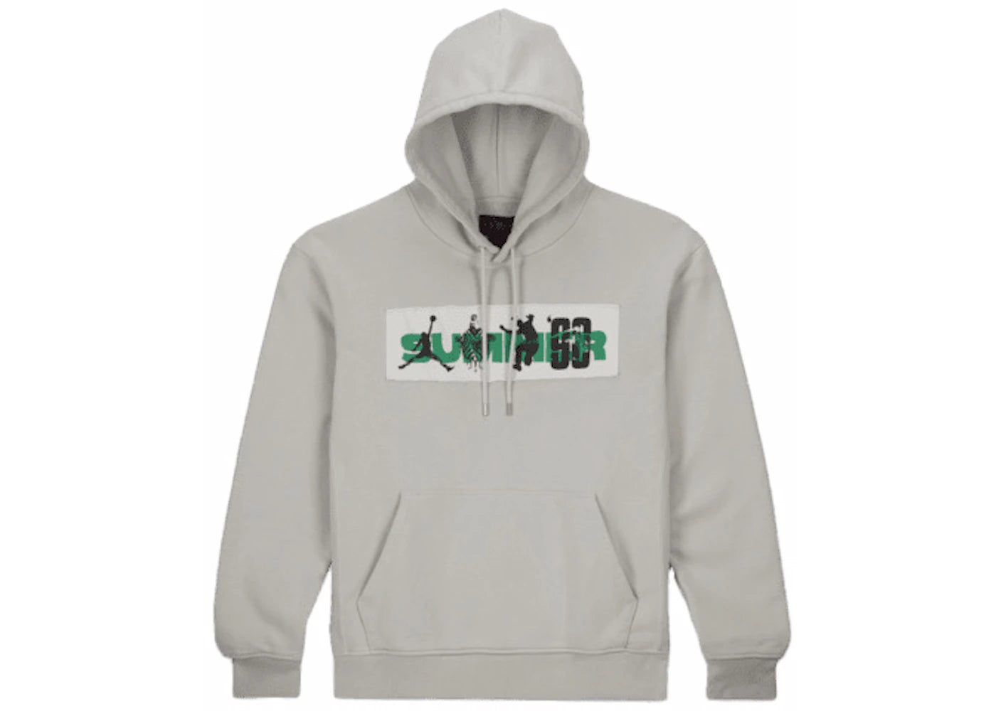 Jordan x UNION x Bephies Beauty Supply Fleece Hoodie Grey - vue 360
