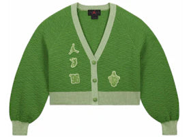 Jordan x UNION x Bephies Beauty Supply Women's Cardigan Chlorophyll/Lime Ice - authentic Jordan sneakers