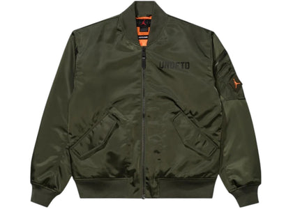 Jordan x Undefeated Bomber Jacket Cargo Khaki/Orange sneakers - authentic Jordan shoes