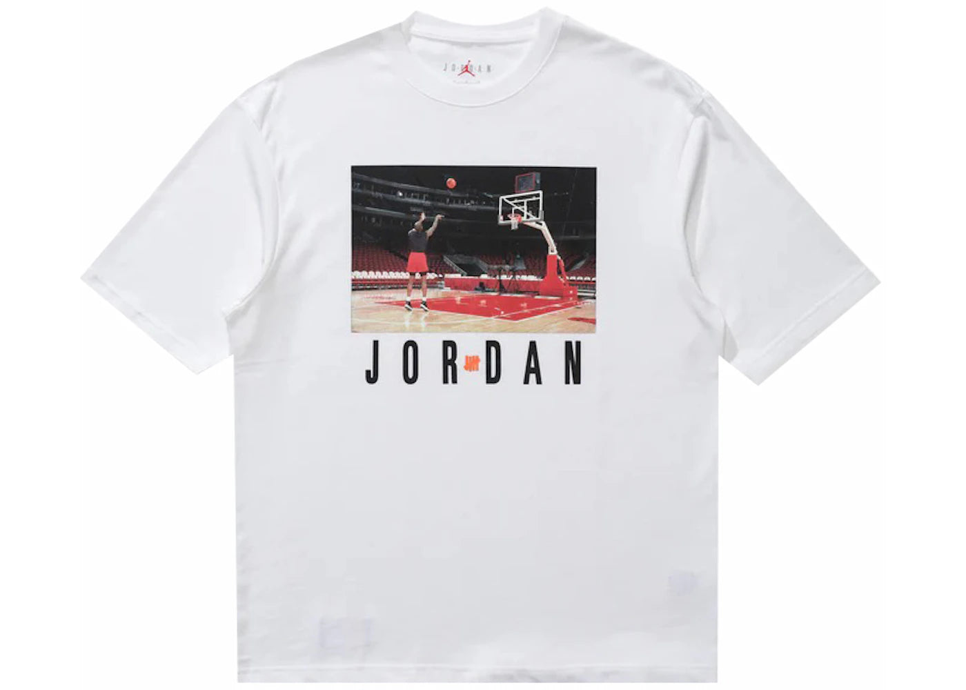 Jordan x Undefeated Free Throw Tee White - vue secondaire A