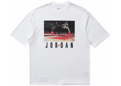 Jordan x Undefeated Free Throw Tee White - sneakers view 2