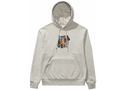 Jordan x Undefeated Hoodie Grey - apparel view 2