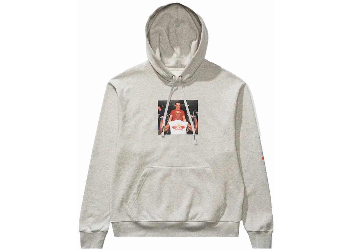 Jordan x Undefeated Weights Hoodie Heather Grey - vue secondaire A