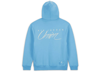 Jordan x Union MJ Fleece Hoodie (Asia Sizing) Cobalt Pulse/Coconut Milk - authentic Jordan apparel