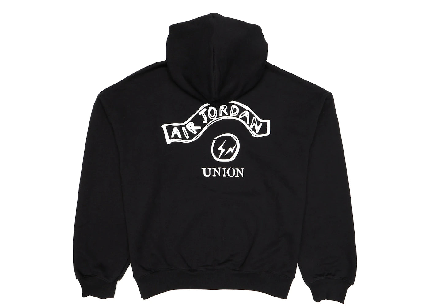 Jordan x Union x Fragment Hoodie Black - vue secondaire B