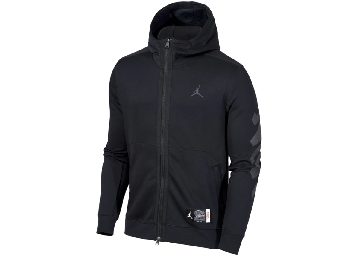Jordan x Zion x Naruto Full Zip Top Hoodie Black - vue secondaire A