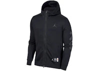 Jordan x Zion x Naruto Full Zip Top Hoodie Black