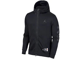 Jordan x Zion x Naruto Full Zip Top Hoodie Black
