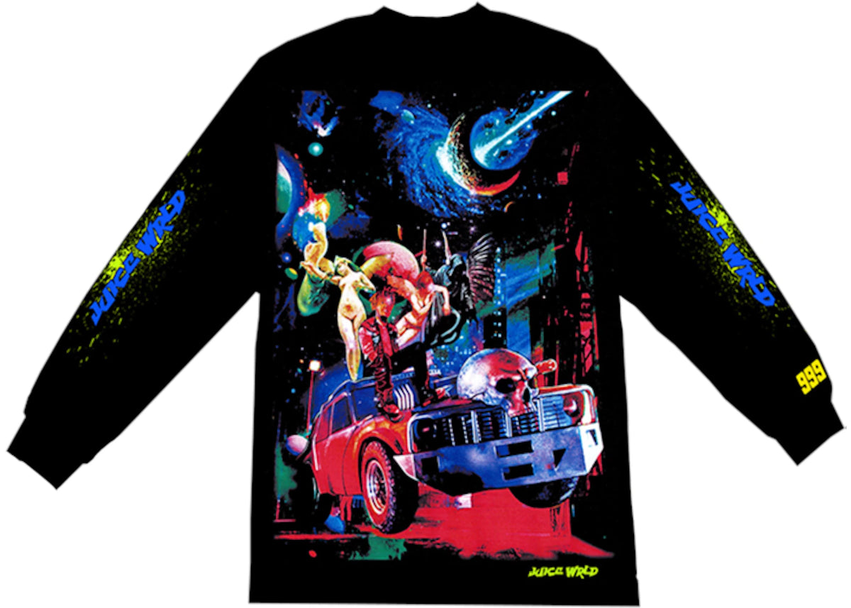 Juice Wrld x Vlone Cosmic Longsleeve Black - vue secondaire B