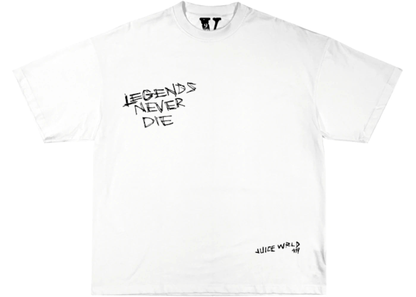 Juice Wrld x Vlone Legends Never Die T-Shirt White