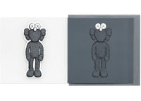 KAWS BFF Grußkarte (mit 3D-Sticker) Dunkelgrau
