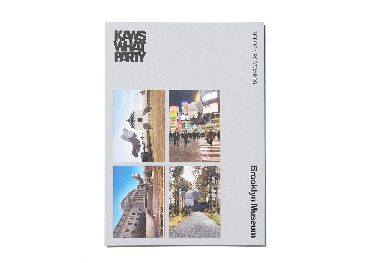 KAWS Brooklyn Museum Augmented Reality Postkartenset (4er-Set) - vue secondaire A