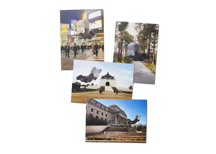 KAWS Brooklyn Museum Augmented Reality Postcard Set of 4 - authentic KAWS product