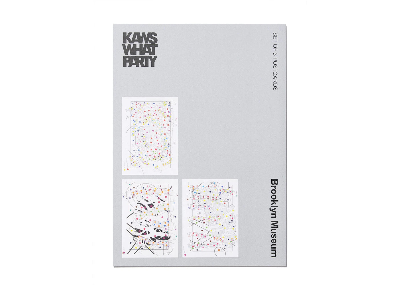 KAWS Brooklyn Museum Color Charts Postcard Set of 3 - vue secondaire A