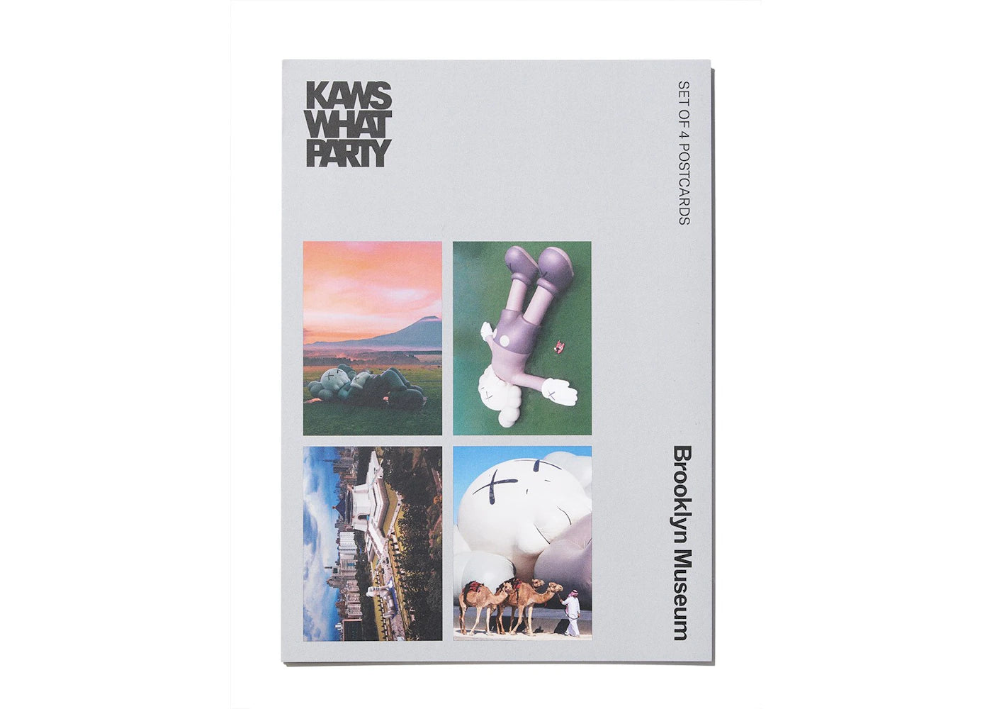KAWS Brooklyn Museum Weihnachtspostkarten-Set (4er-Set) - vue secondaire A