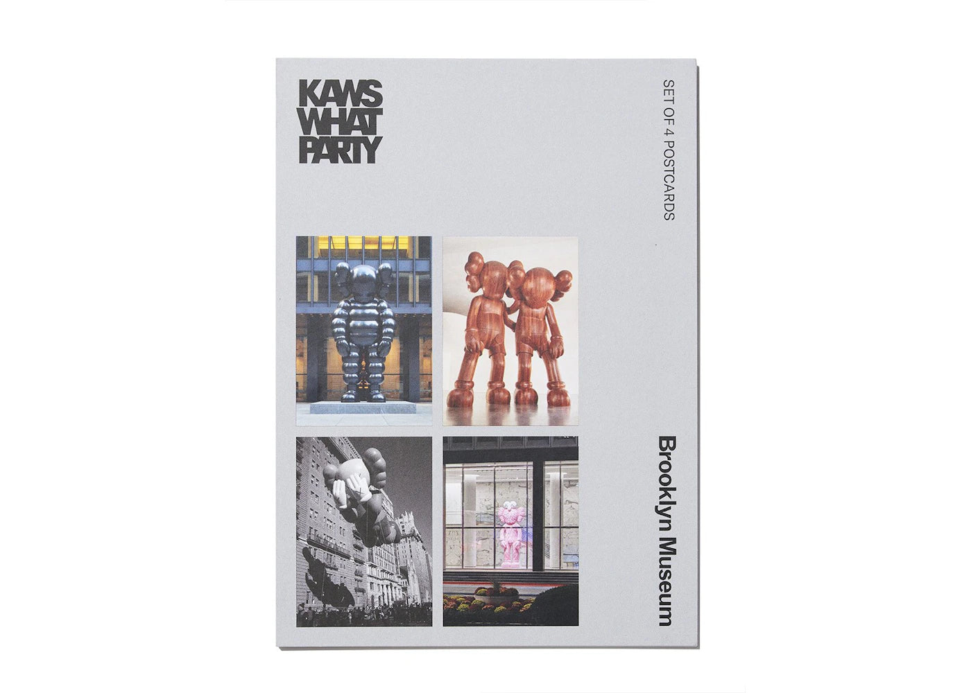 KAWS Brooklyn Museum Monumental Sculptures Postcard Set of 4 - vue secondaire A