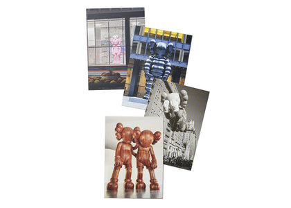 KAWS Brooklyn Museum Monumental Sculptures Postcard Set of 4 - authentic KAWS product