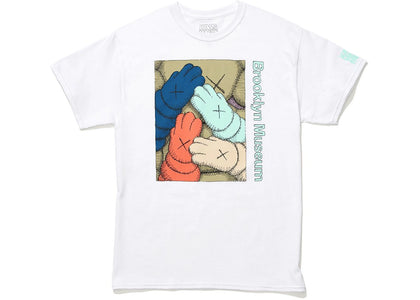 KAWS Brooklyn Museum URGE T-shirt White/Tan - apparel view 2