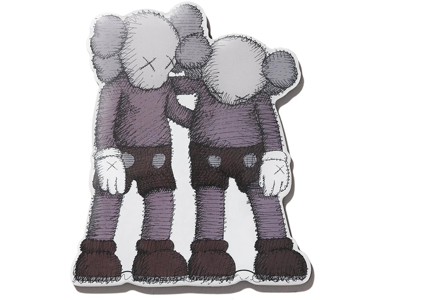 KAWS Brooklyn Museum WHAT PARTY ALONG THE WAY Magnet Grey - vue secondaire A