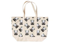 KAWS Canvas Tote Bag Off White