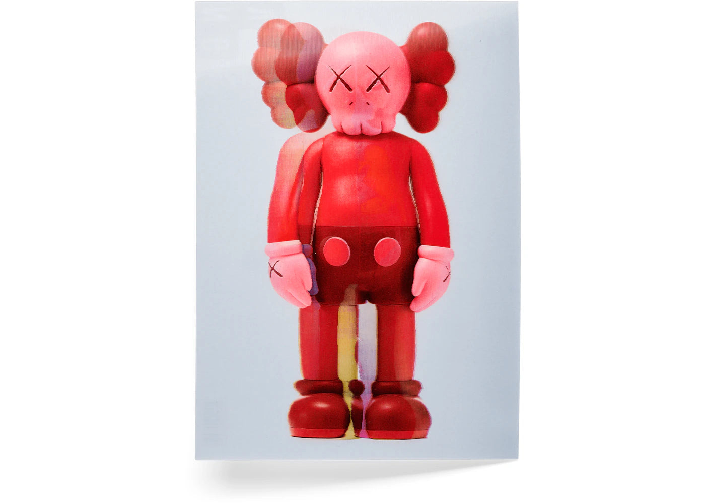 KAWS Companion Flayed Lenticular Postcard Blush sneakers - authentic KAWS shoes