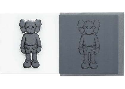 KAWS Companion Greeting Card (With Puffy Sticker) Dark Grey - authentic KAWS product