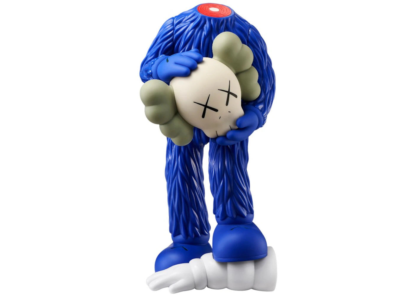 KAWS FELLOWS Vinyl Figure Blue - vue 360