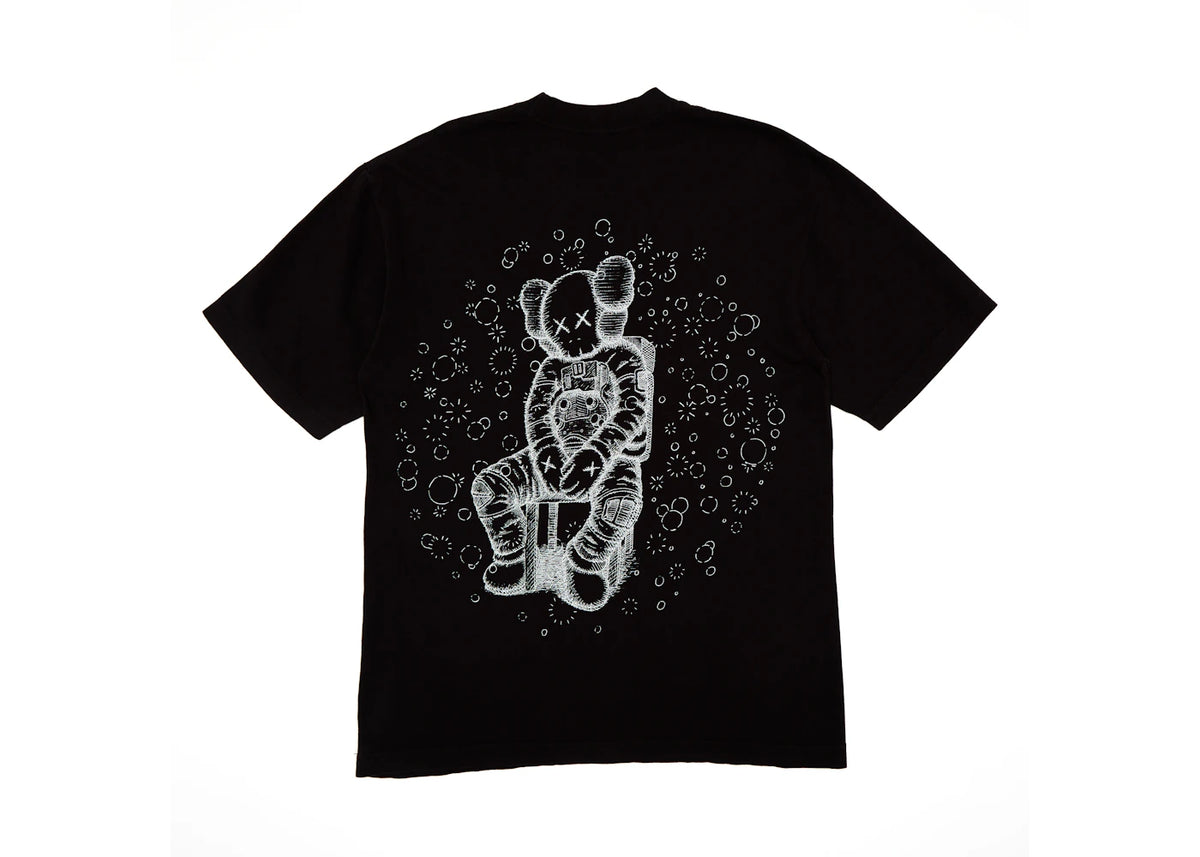 KAWS For Kid Cudi Moon Man GID Tee Vintage Black - vue secondaire A