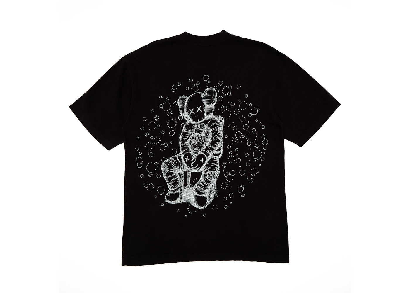 KAWS For Kid Cudi Moon Man GID Tee Vintage Black - vue secondaire A