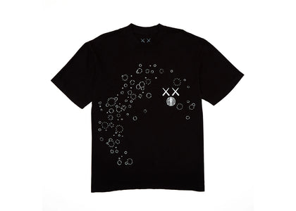 KAWS For Kid Cudi Moon Man GID Tee Vintage Black - authentic KAWS product