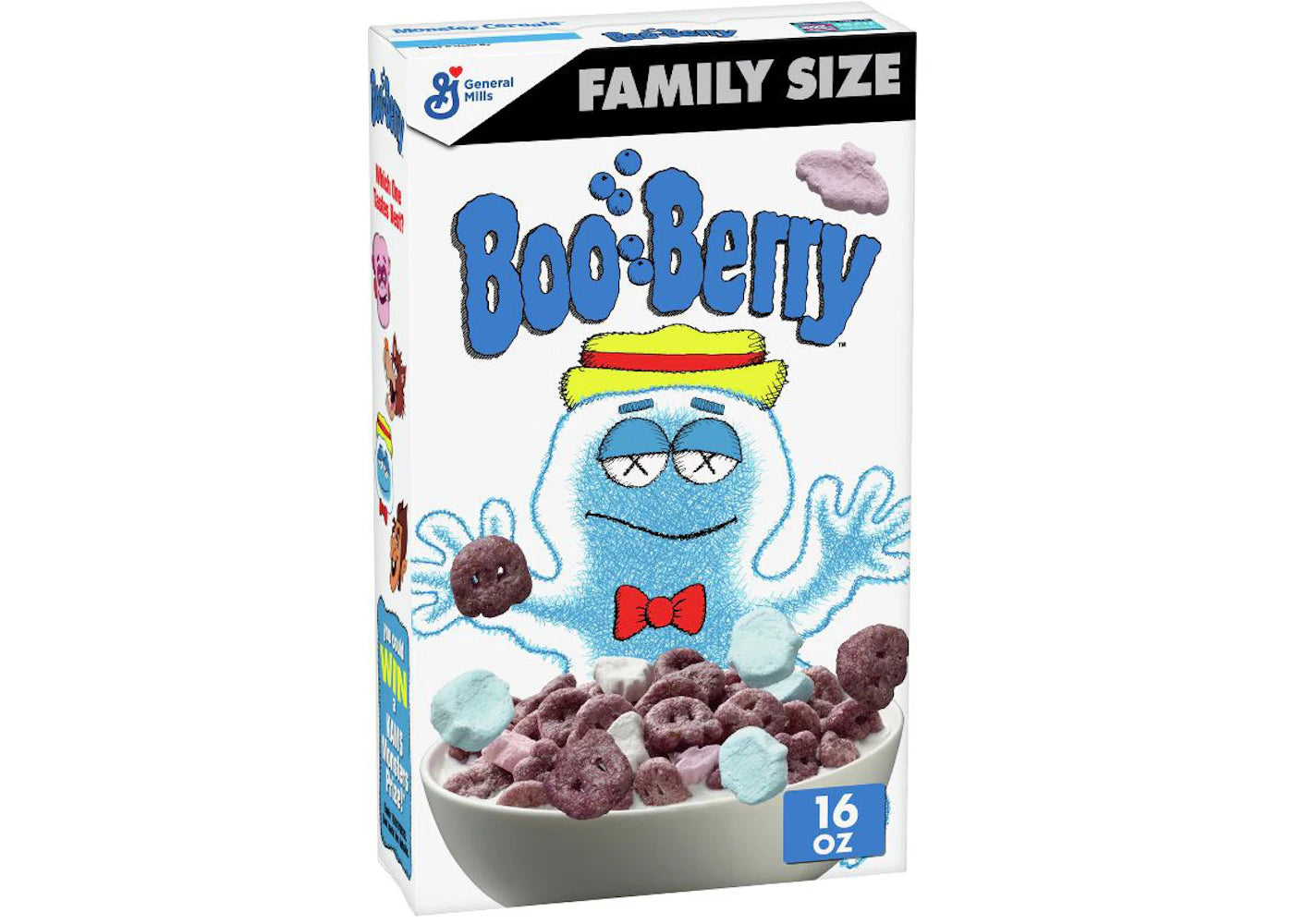 KAWS Monsters Boo Berry Müsli Familienpackung (Nicht zum menschlichen Verzehr geeignet) - vue 360