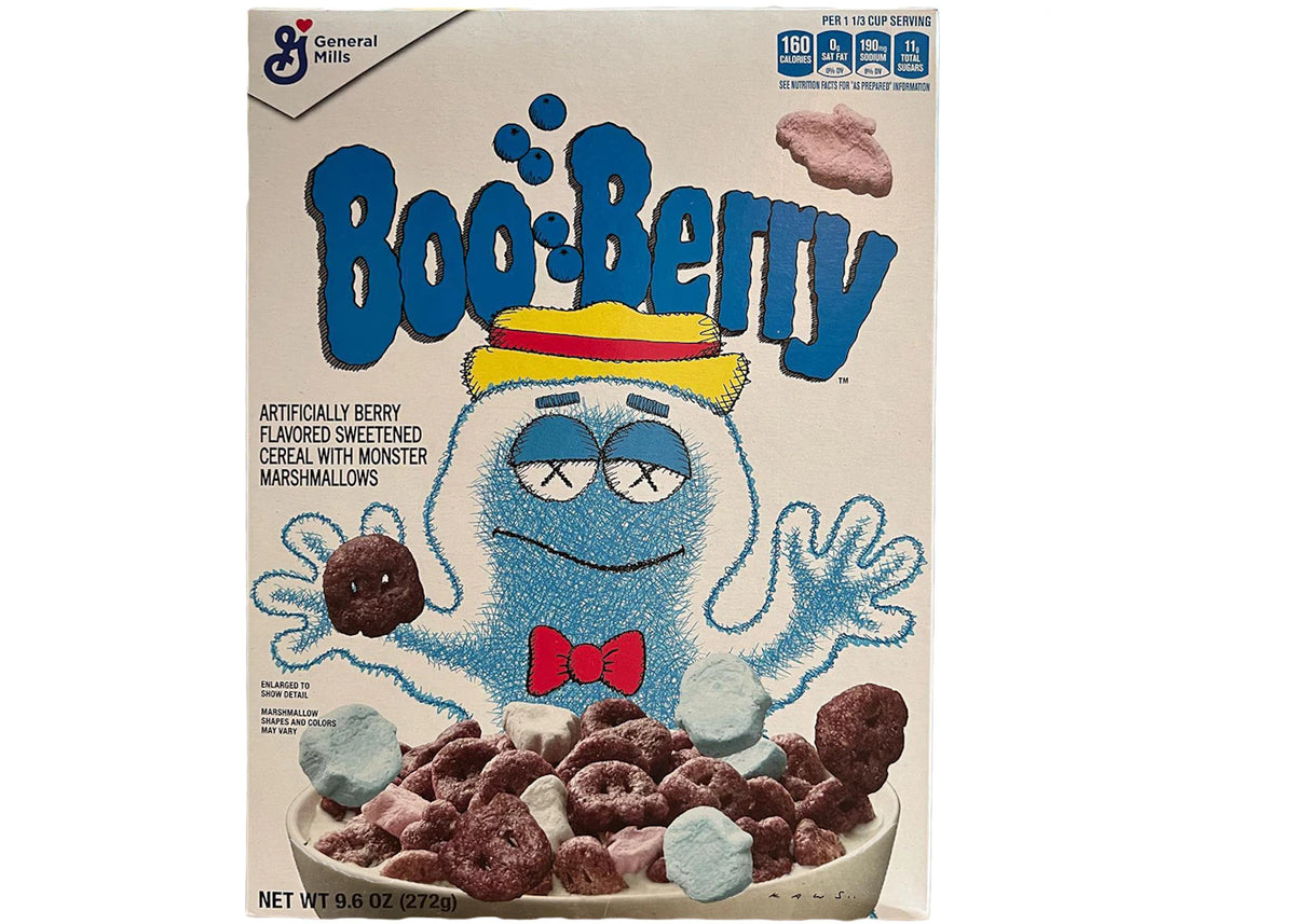KAWS Monsters Boo Berry Cereal (Not Fit For Human Consumption) - vue 360