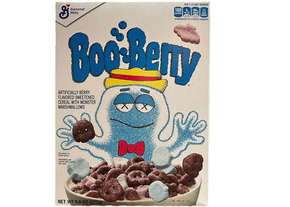 KAWS Monsters Boo Berry Cereal (Not Fit For Human Consumption) - authentic KAWS product